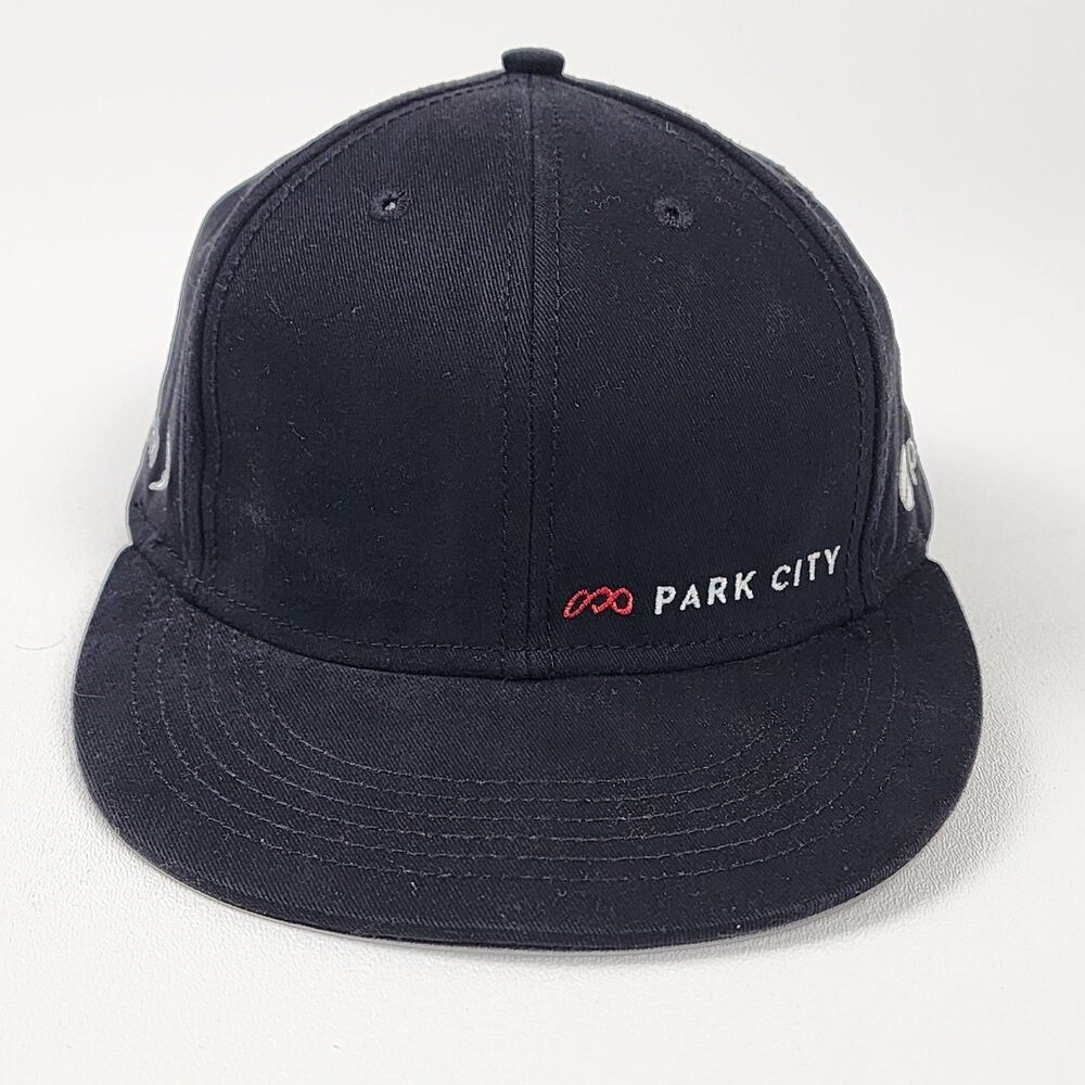 Park City Pepsi Sprint Ski Resort Snapback Hat Black Employee Staff Cap